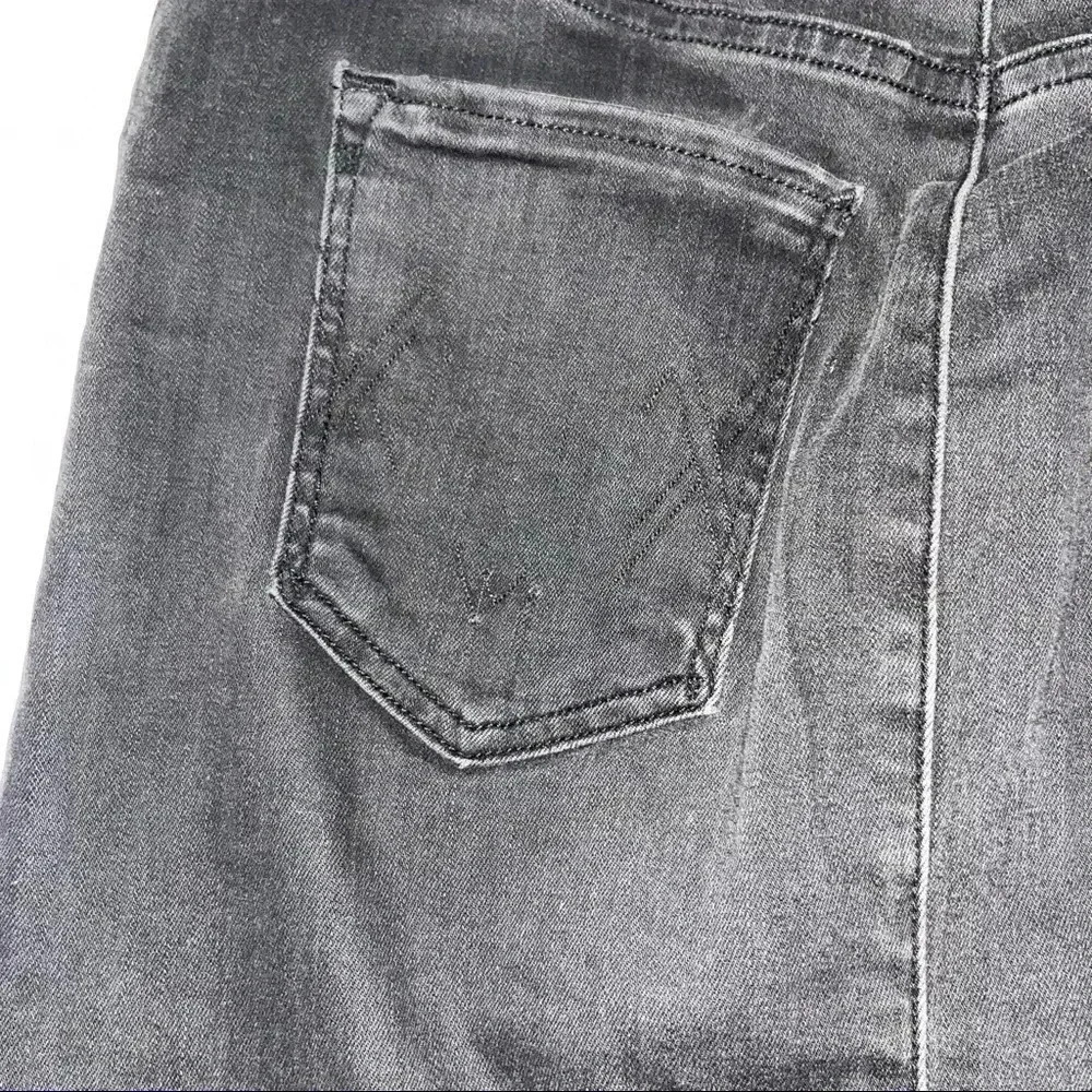 McGuire Denim (Anthropologie) Asymmetrical button front Neverland denim skirt - Picture 9 of 12